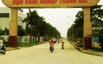 Đo đạc và cắm mốc xác định ranh giới Dự án làm nhà máy in Hà An tại Cụm công nghiệp Thanh Oai, xã Bích Hòa, huyện Thanh Oai, TP Hà Nội