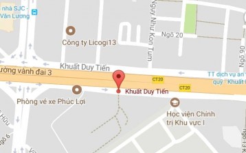 Khảo sát đo vẽ lập bản đồ chi tiết hiện trạng 1/500 số 15 đường Khuất Duy Tiến, quận Thanh Xuân, Hà Nội